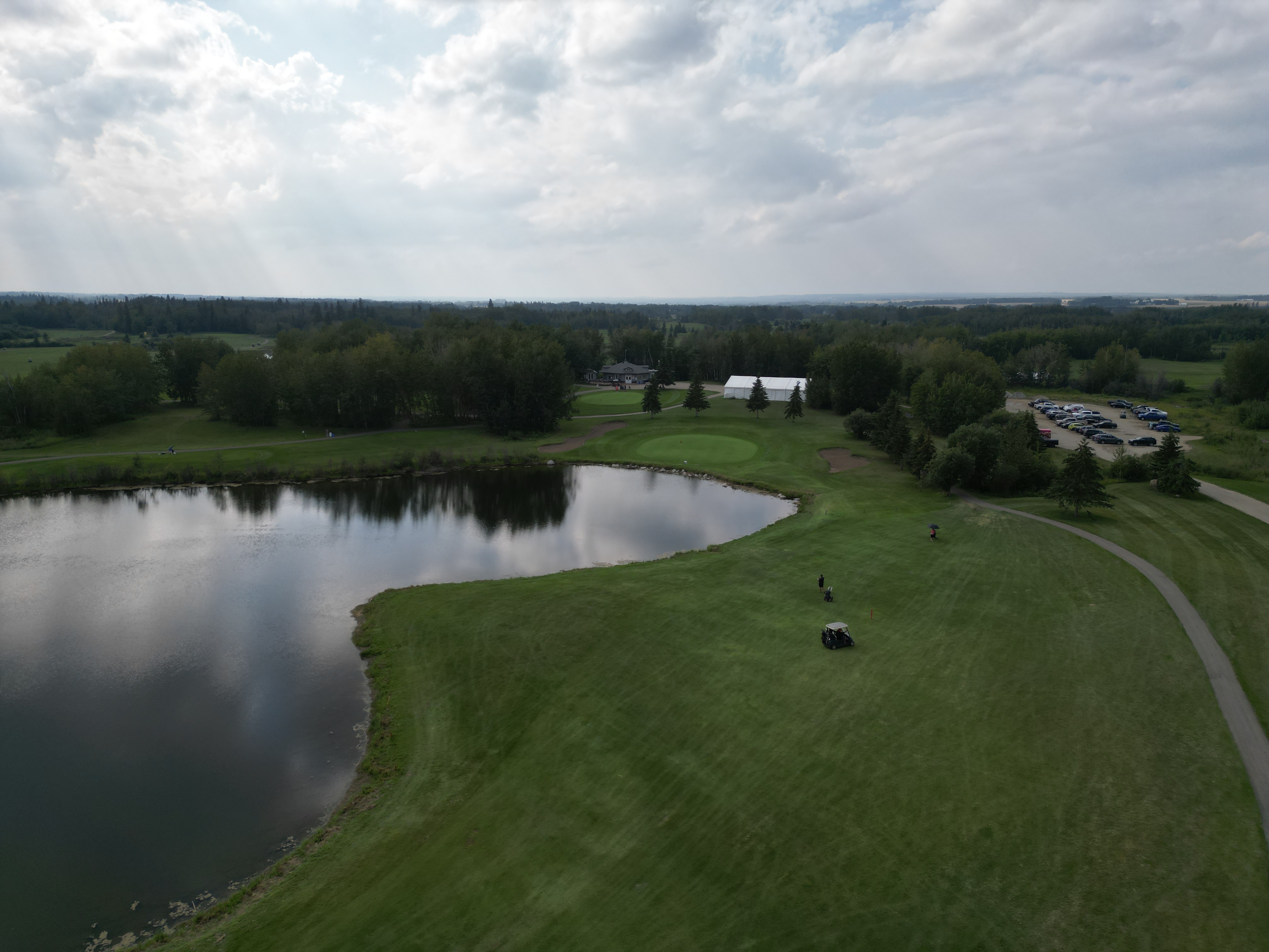 Aerial view of Edmonton Springs Golf Course