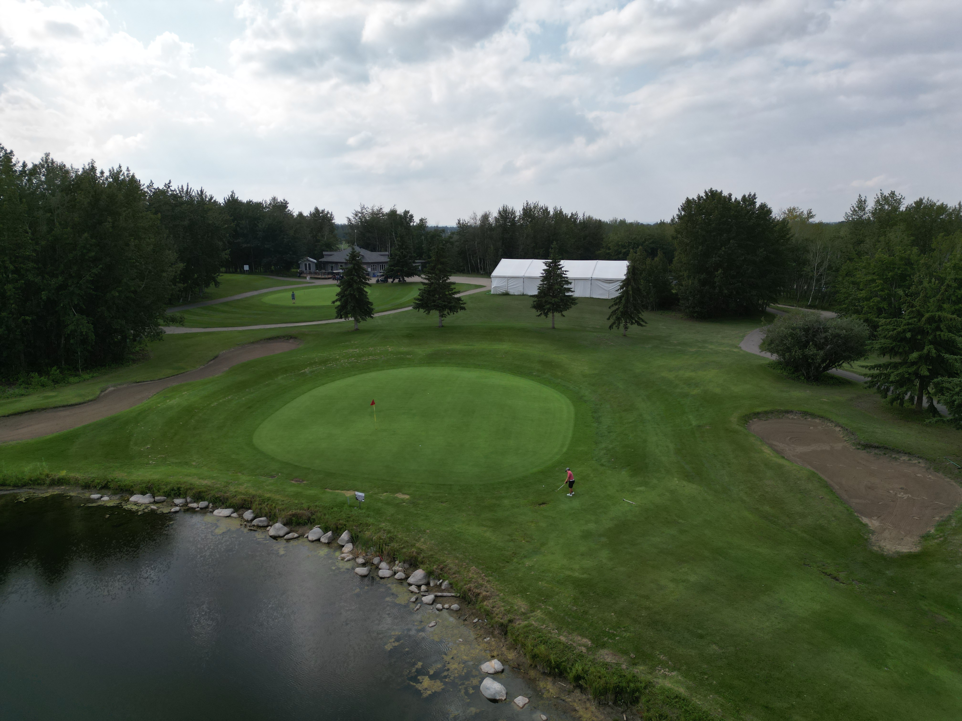 Aerial view of Edmonton Springs Golf Course
