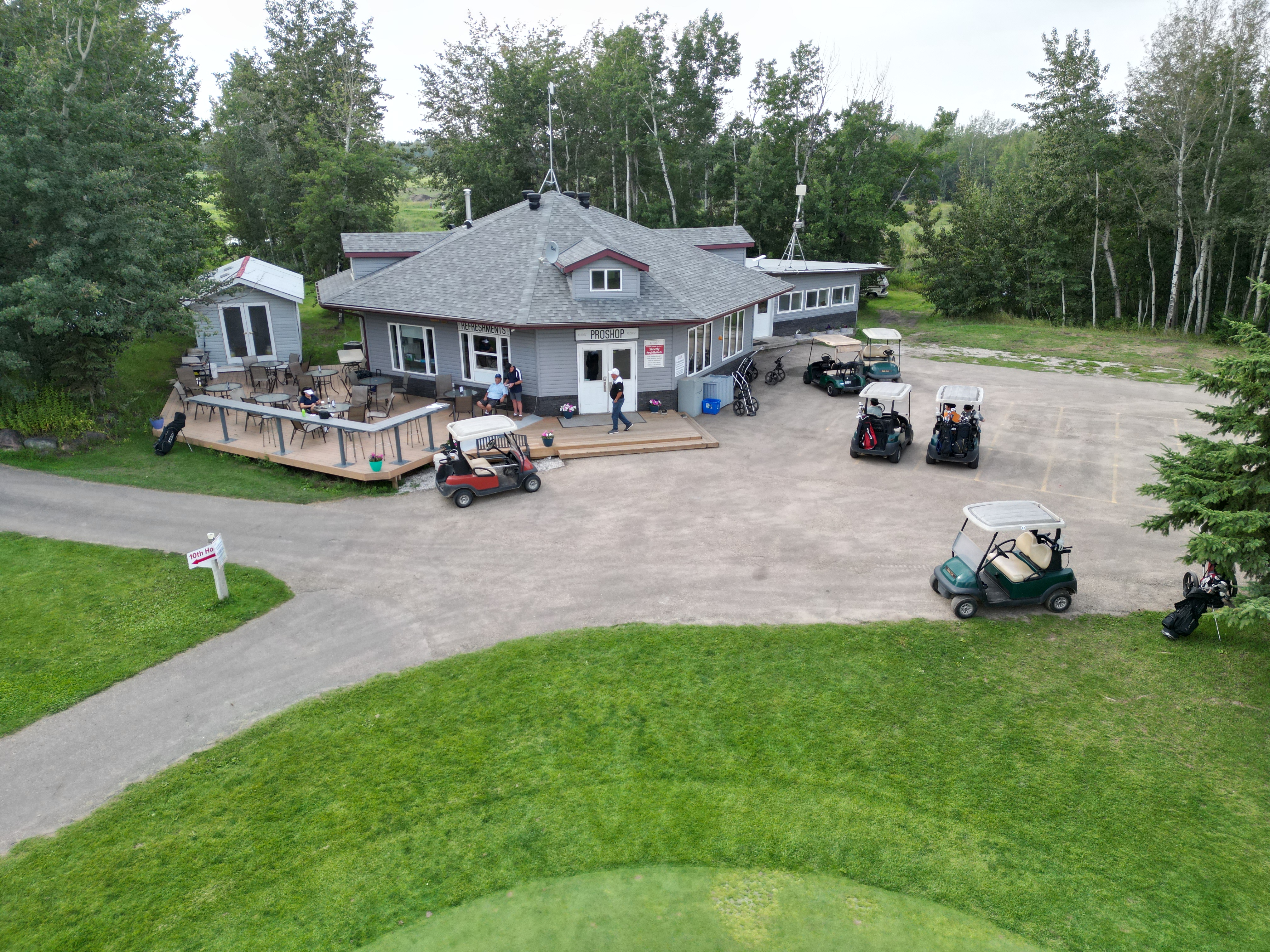 Aerial view of Edmonton Springs Golf Course
