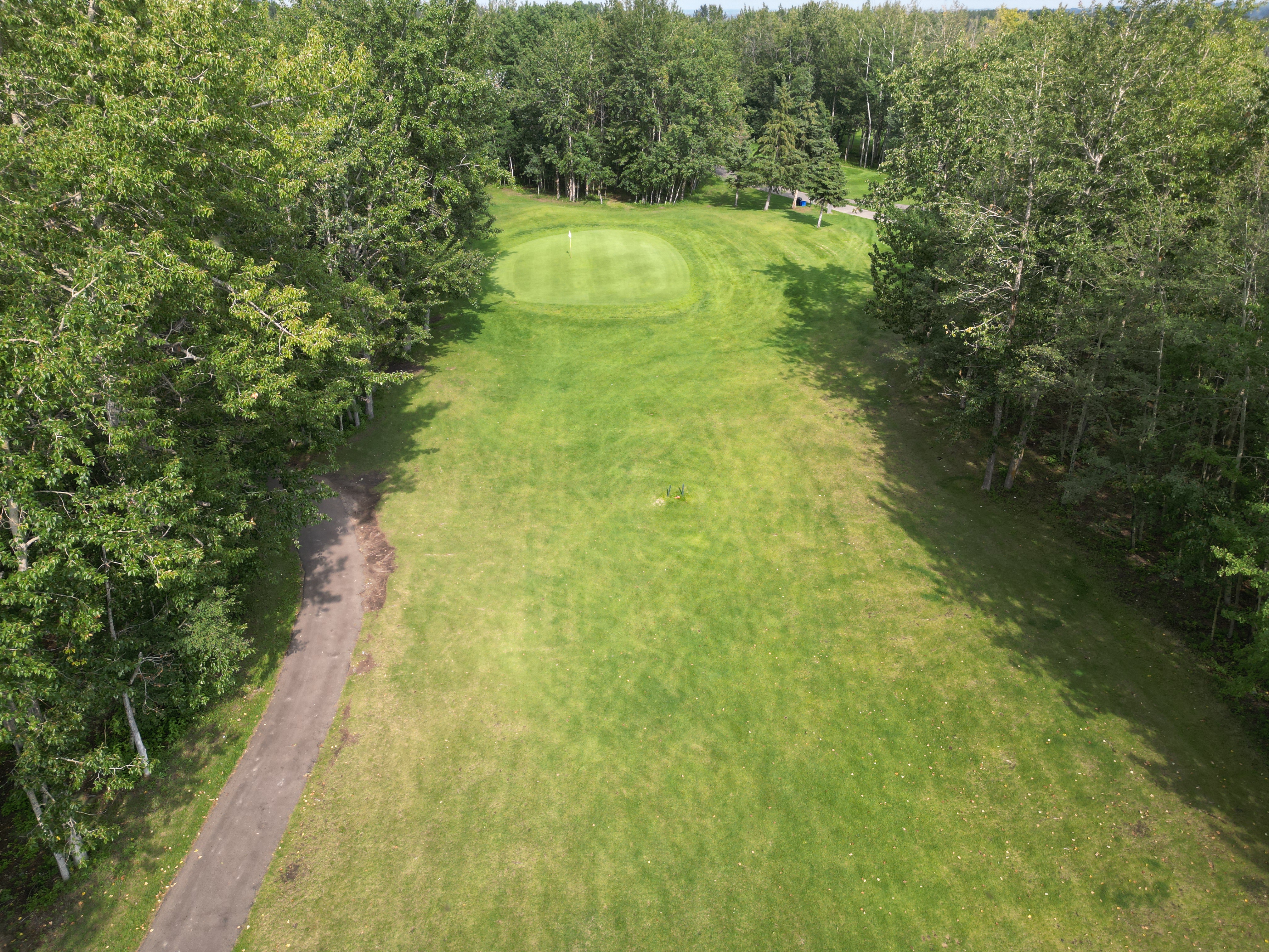Aerial view of Edmonton Springs Golf Course
