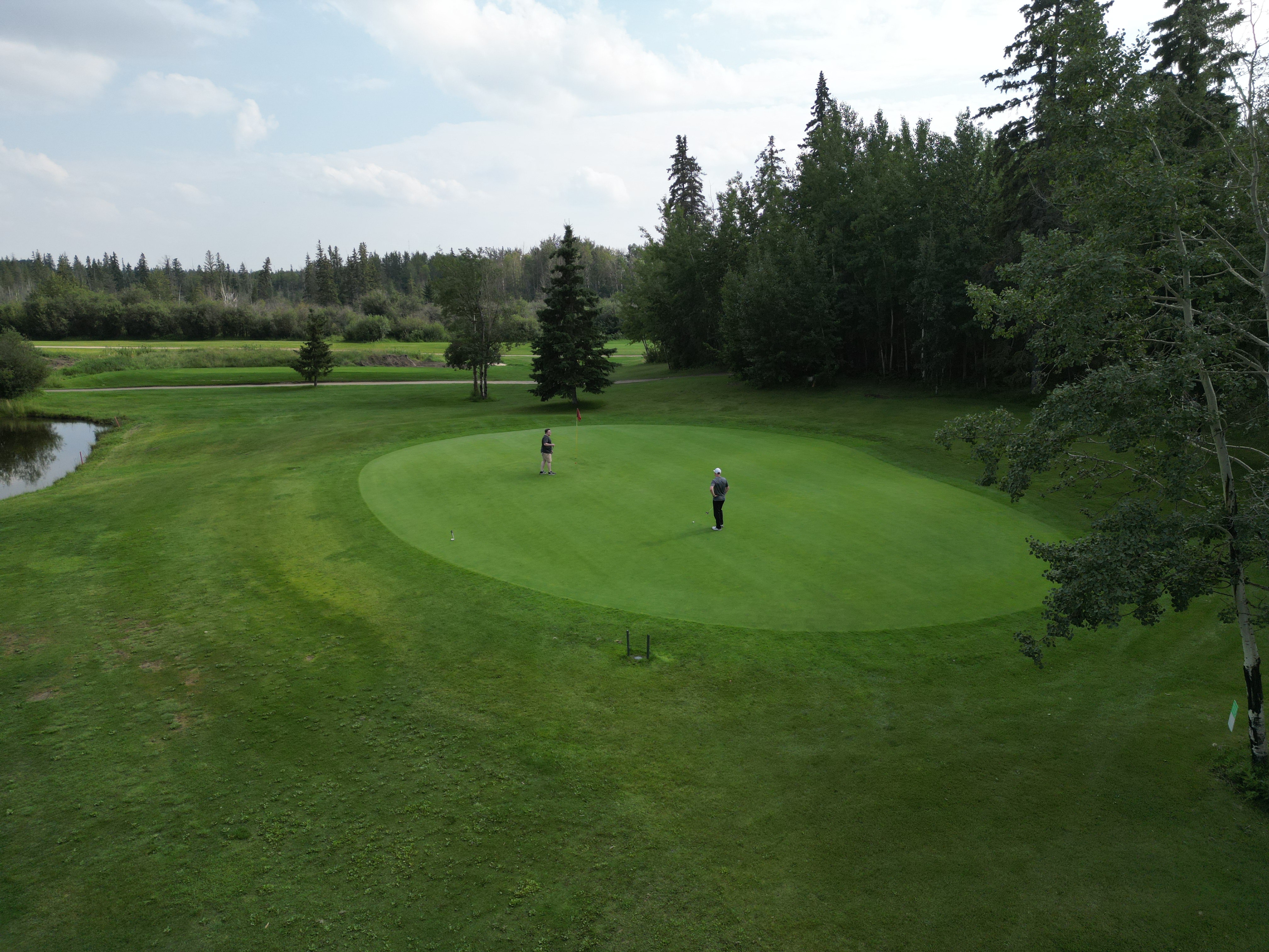 Aerial view of Edmonton Springs Golf Course