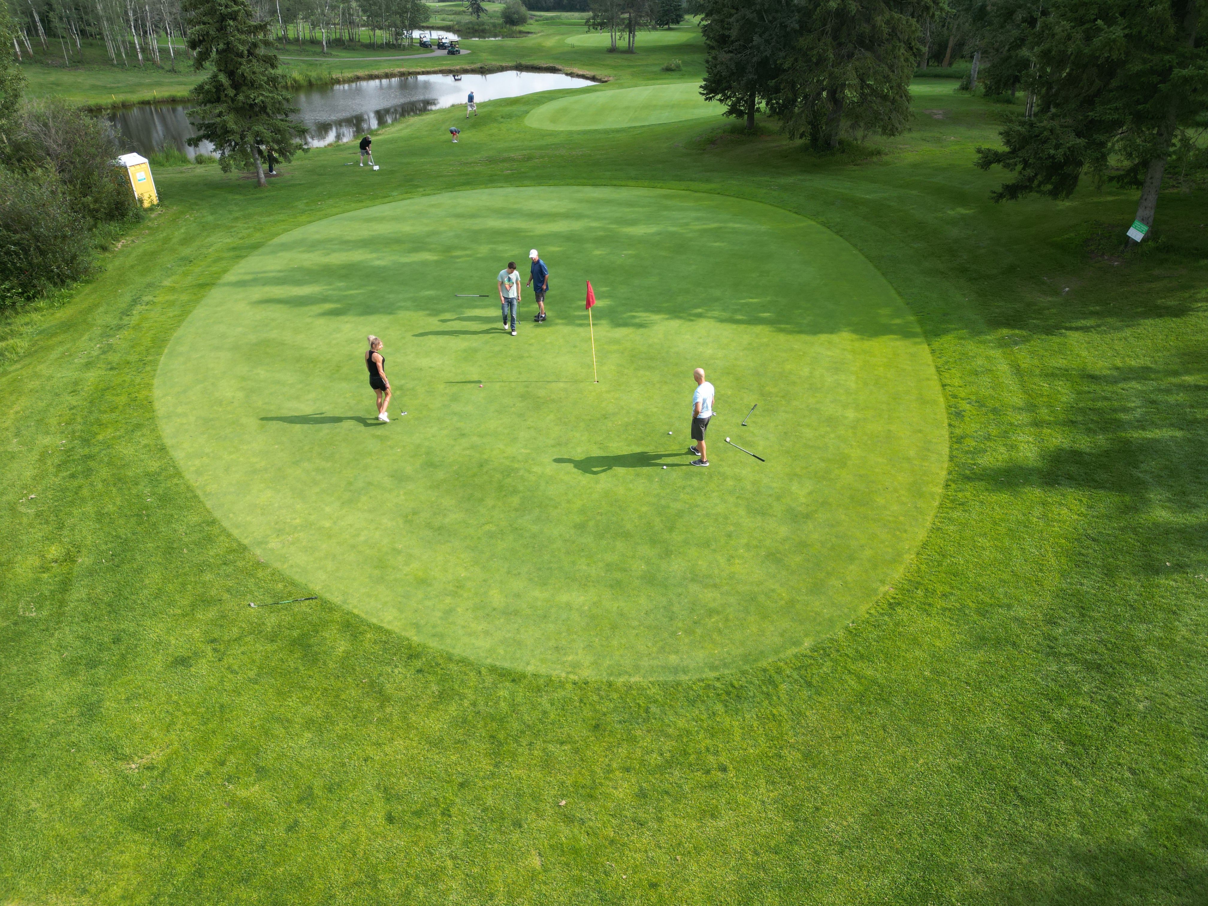 Aerial view of Edmonton Springs Golf Course