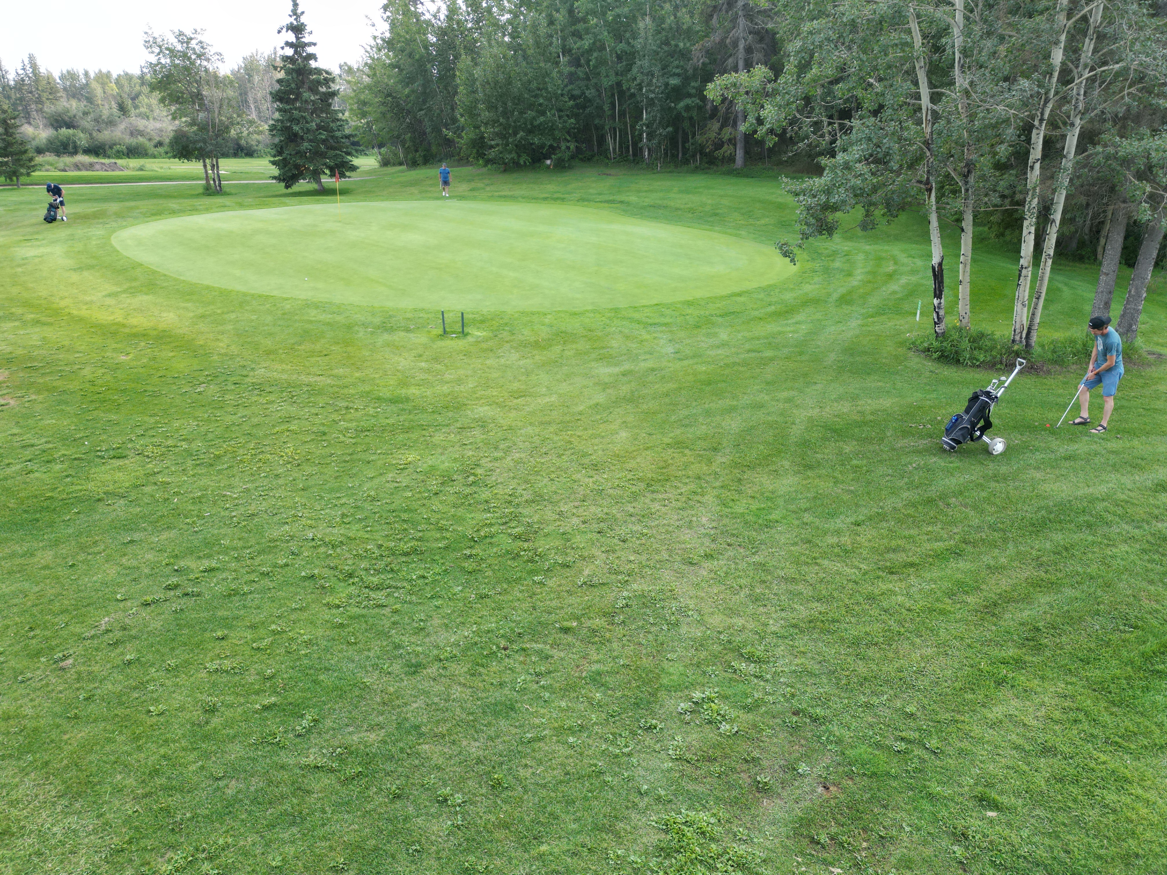 Edmonton Springs golf course scenic shot