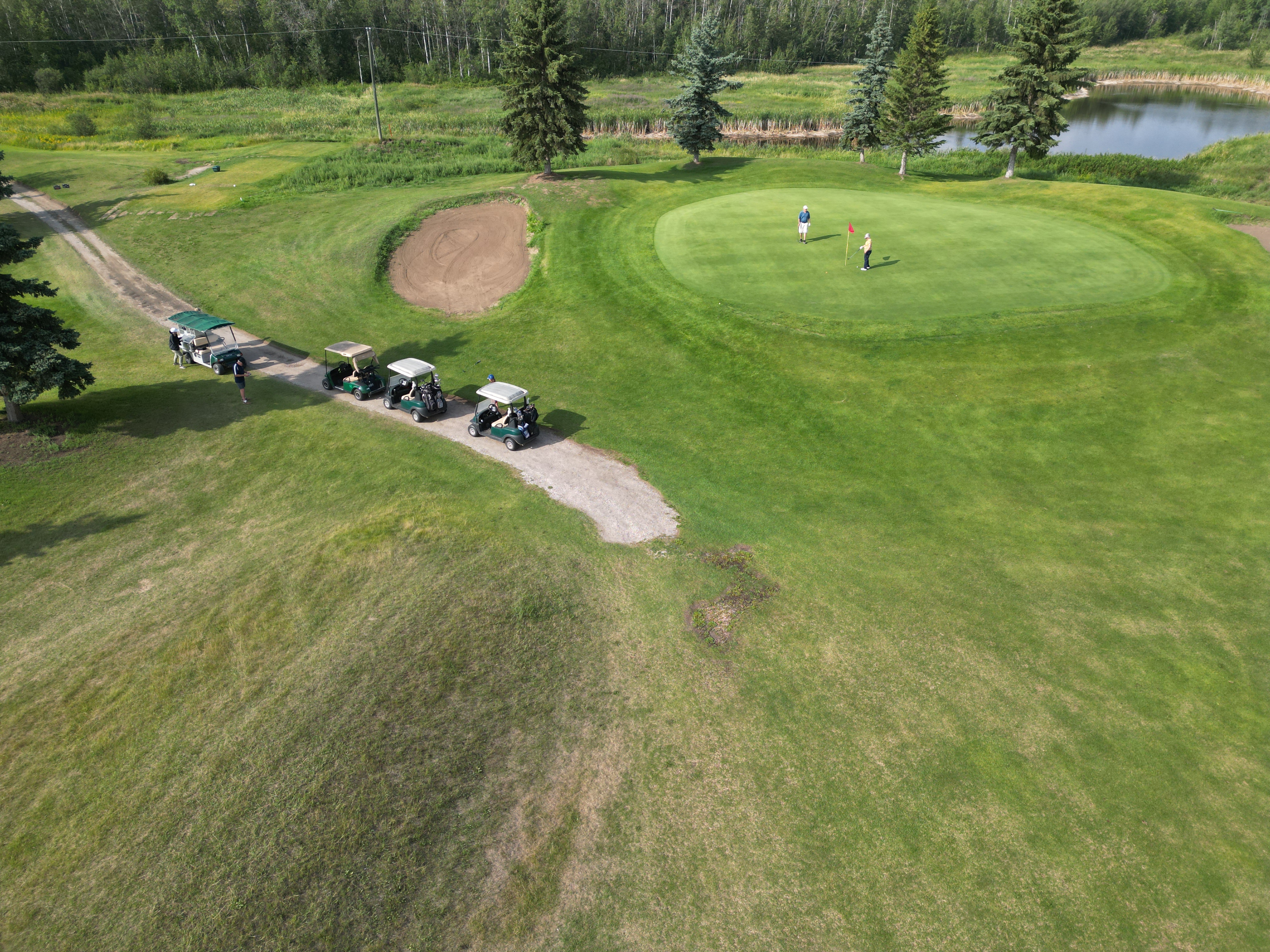 Aerial view of Edmonton Springs Golf Course
