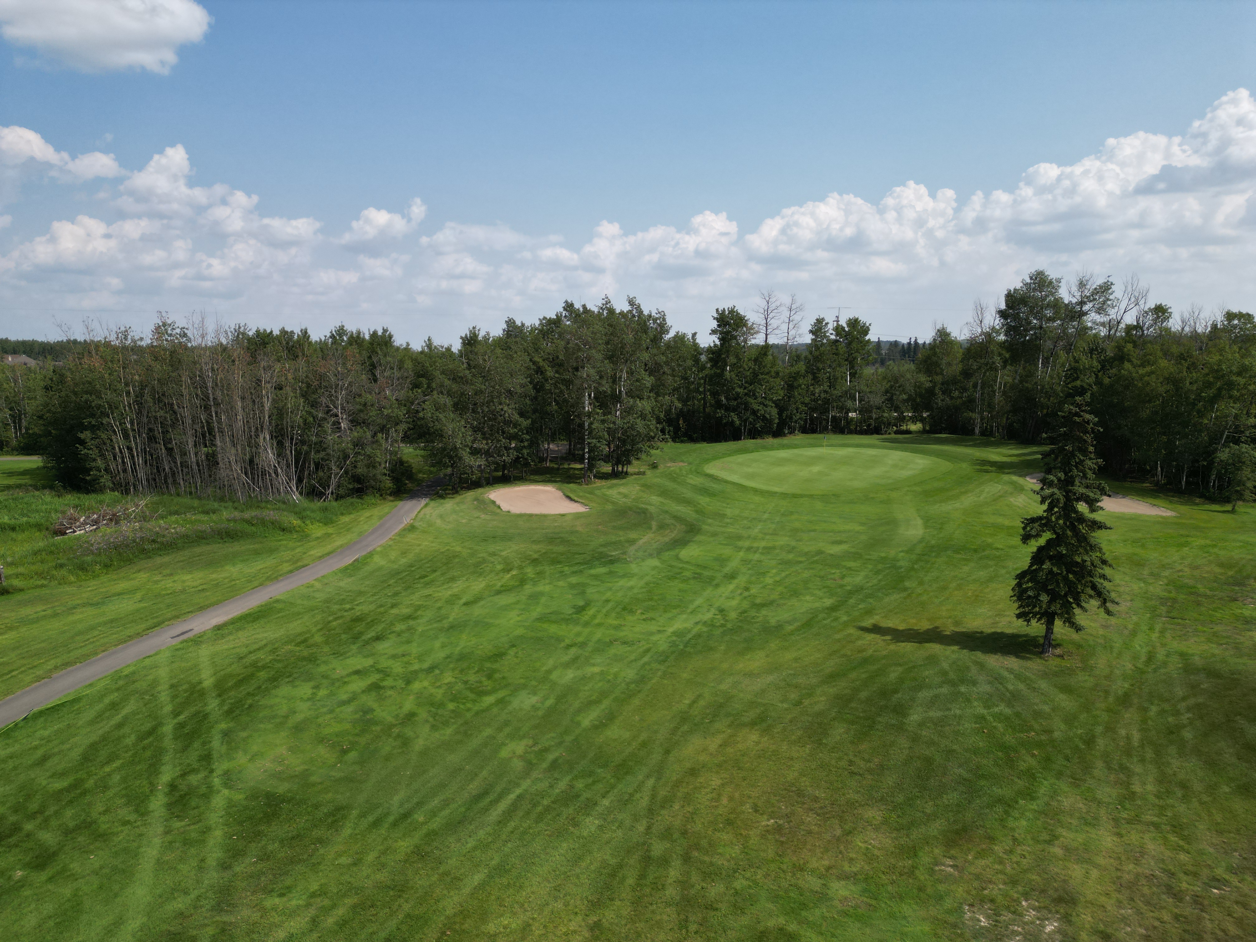 Golfers on the course at Edmonton Springs