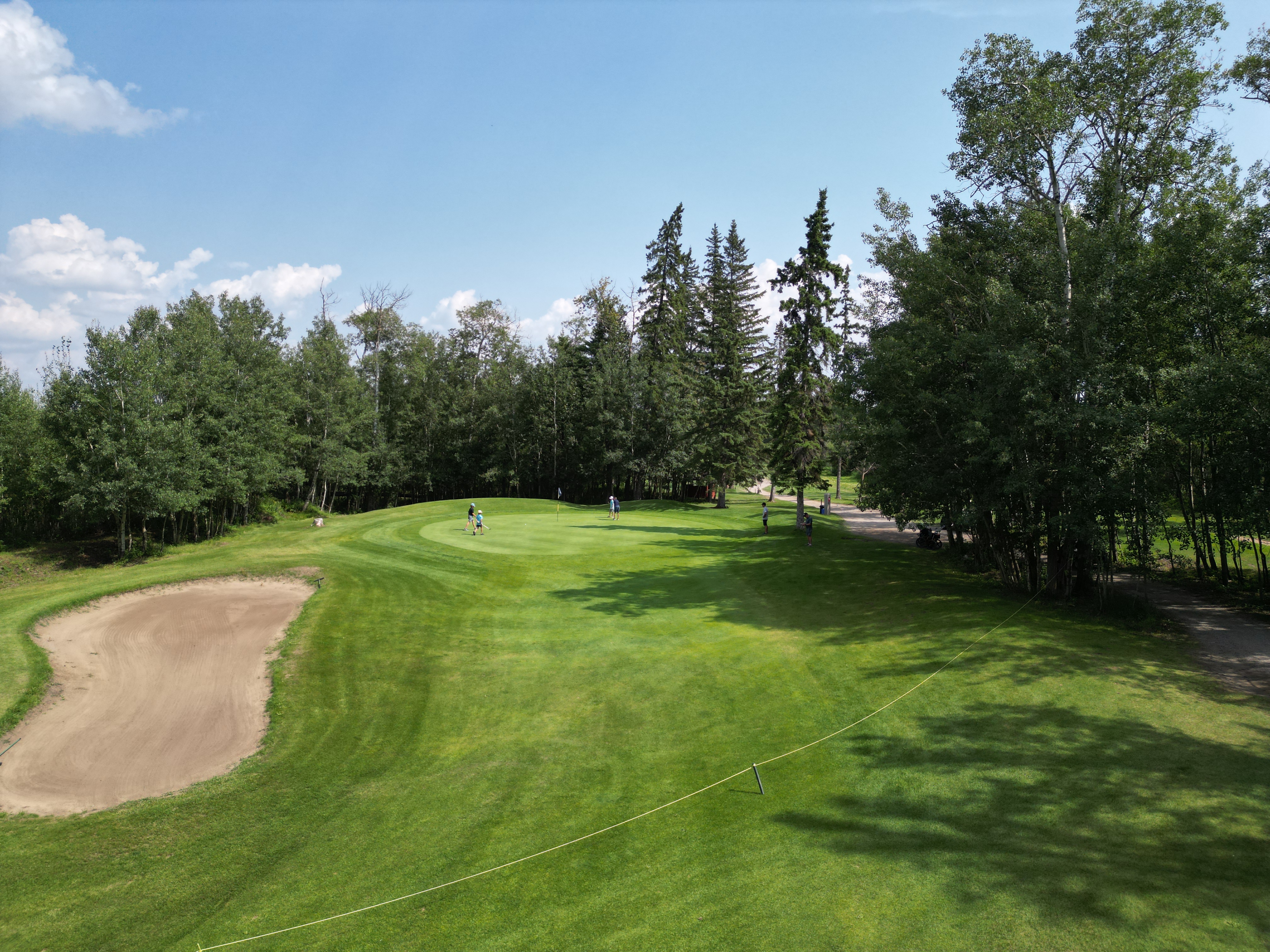 Aerial view of Edmonton Springs Golf Course