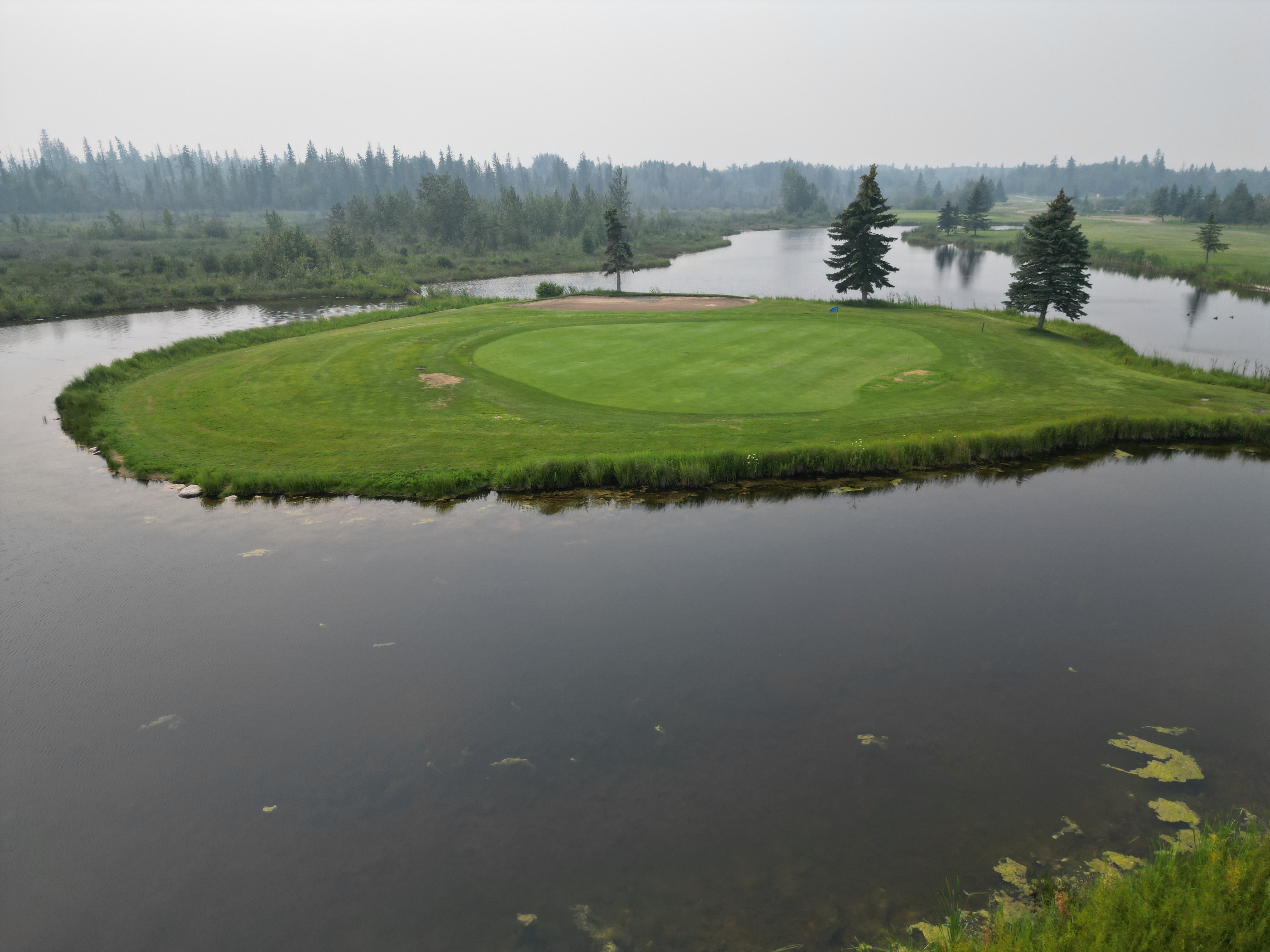 Aerial view of Edmonton Springs Golf Course