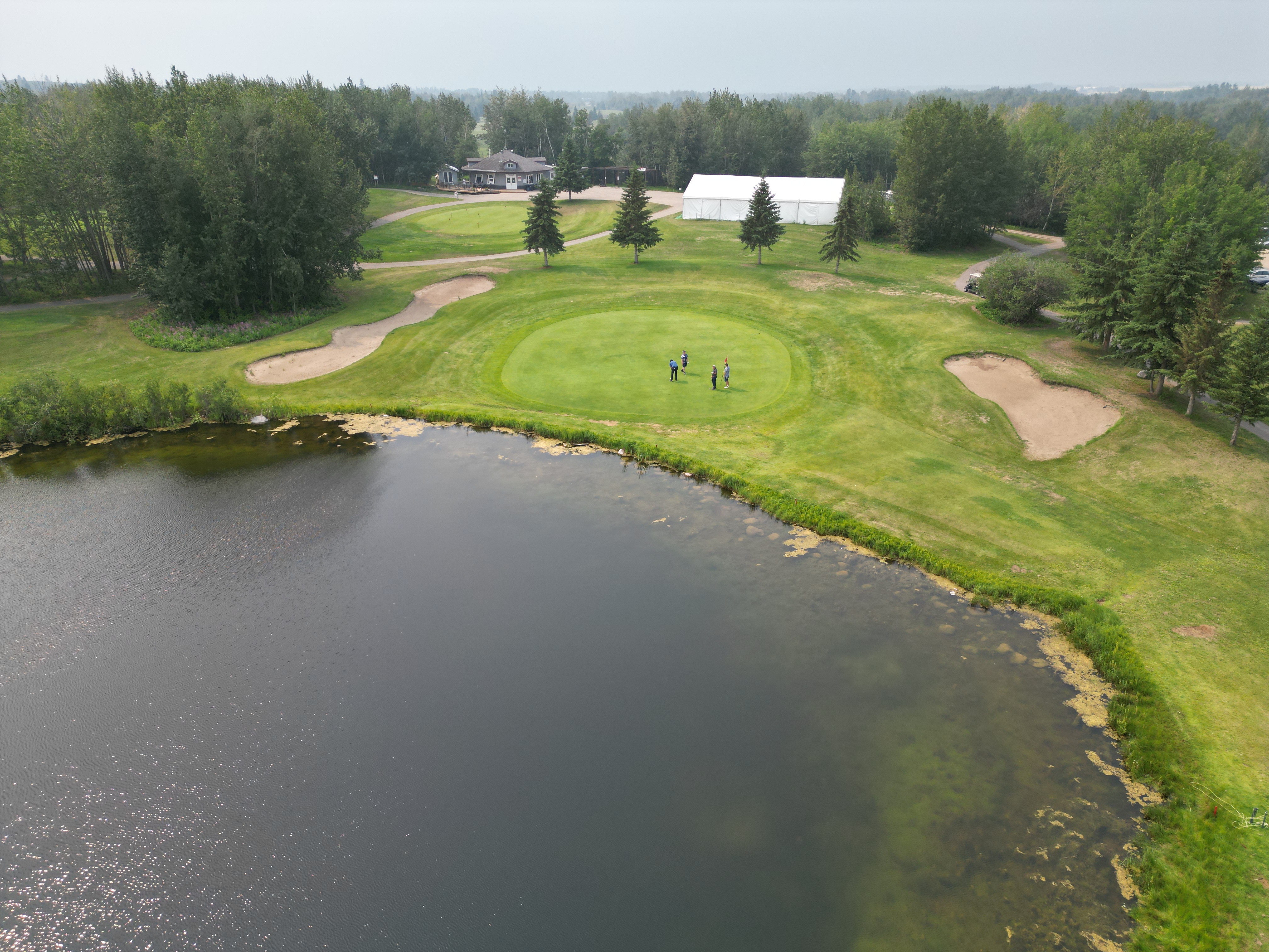 Aerial view of Edmonton Springs Golf Course